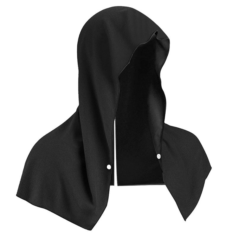 Outdoor Sports Sun Protection and Cooling Towel Gym Beach Camping U-shaped Cooling Hoodie Headscarf Quick-drying Towel Peaceful Pleasures Health and Wellness
