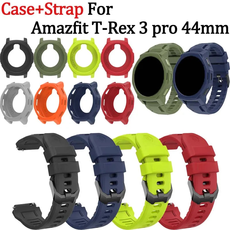 Amazfit T-Rex 3 Pro 44mm Silicone Band + Case Combo Peaceful Pleasures Health and Wellness