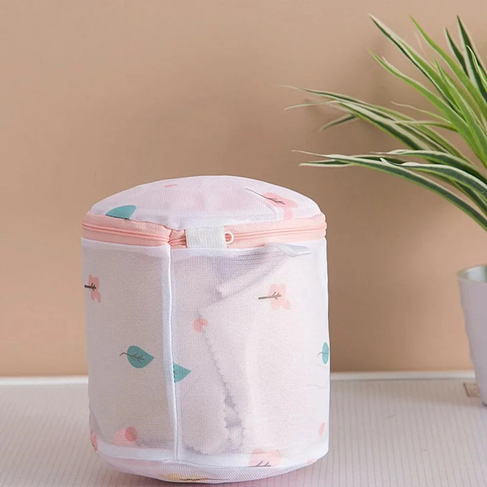 New Colorful Small Tree Laundry Bag Sock Zippered Bra Storage Bags Mesh Polyester Underwear Care Bra Peaceful Pleasures Health and Wellness