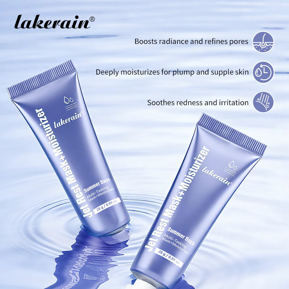 Multi Effect Facial Mask & Moisturizing Cream Hyaluronic Acid Deep Hydration Soothing Repairing Skin Even Skin Tone Moisturizer Peaceful Pleasures Health and Wellness