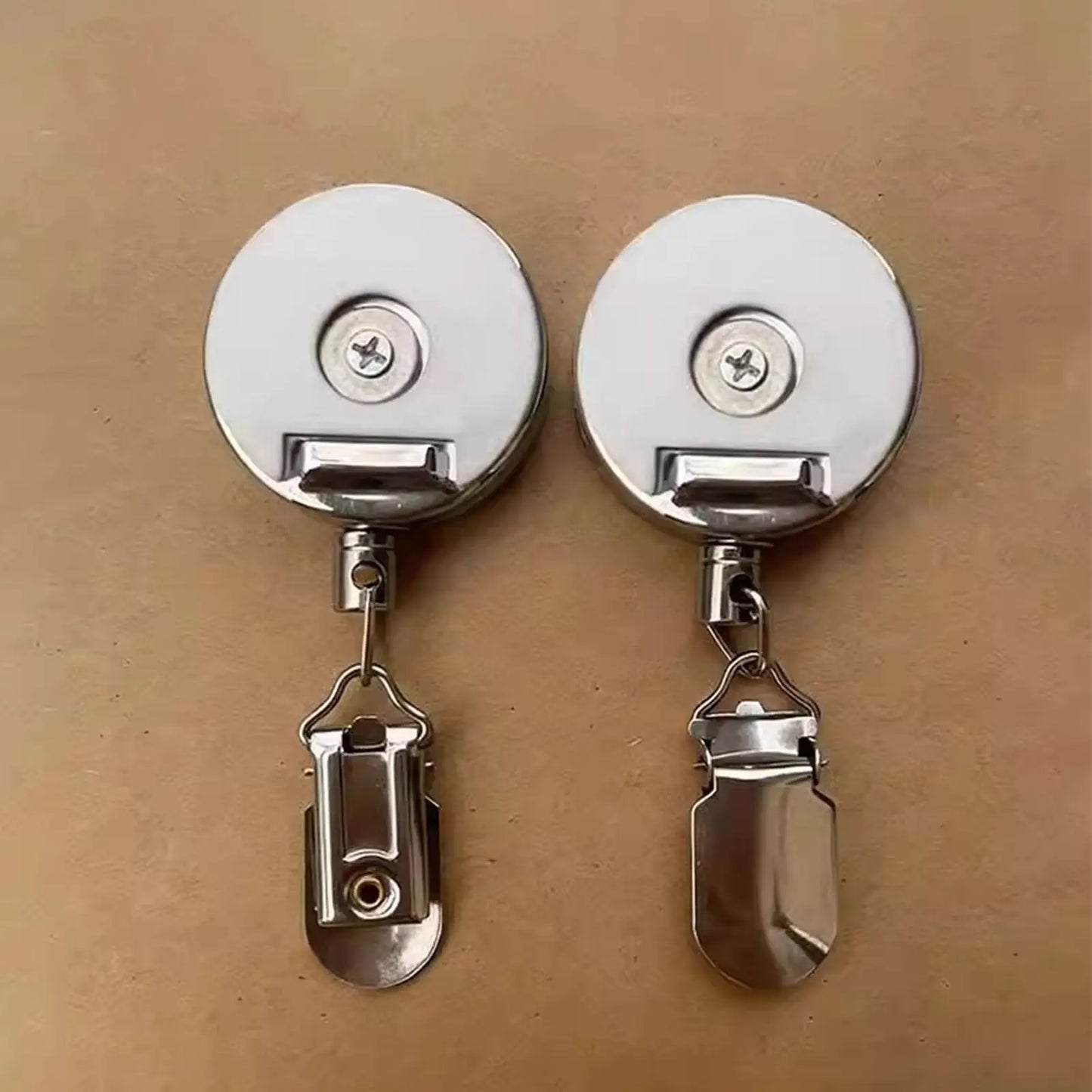 Retractable Metal Towel Clip | Adhesive Wall Mount Holder