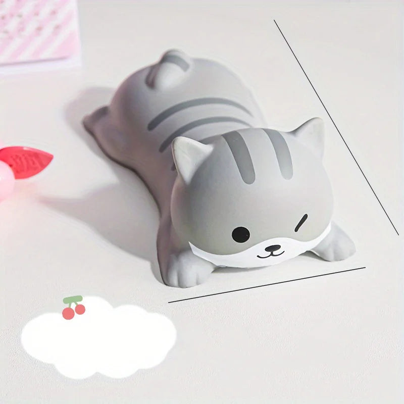Cute Kawaii Wrist Rest PU Pad – Mouse & Keyboard Support Wrist Rest Pad Peaceful Pleasures Health and Wellness 1pc-cat