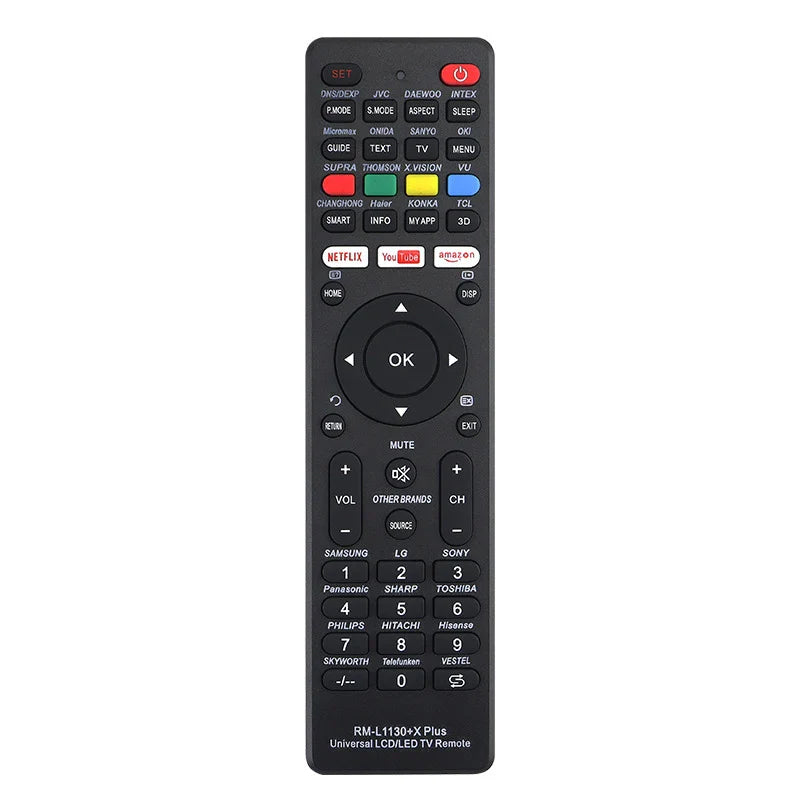 Universal TV Remote Control RM-L1130+X – Multi-Brand IR