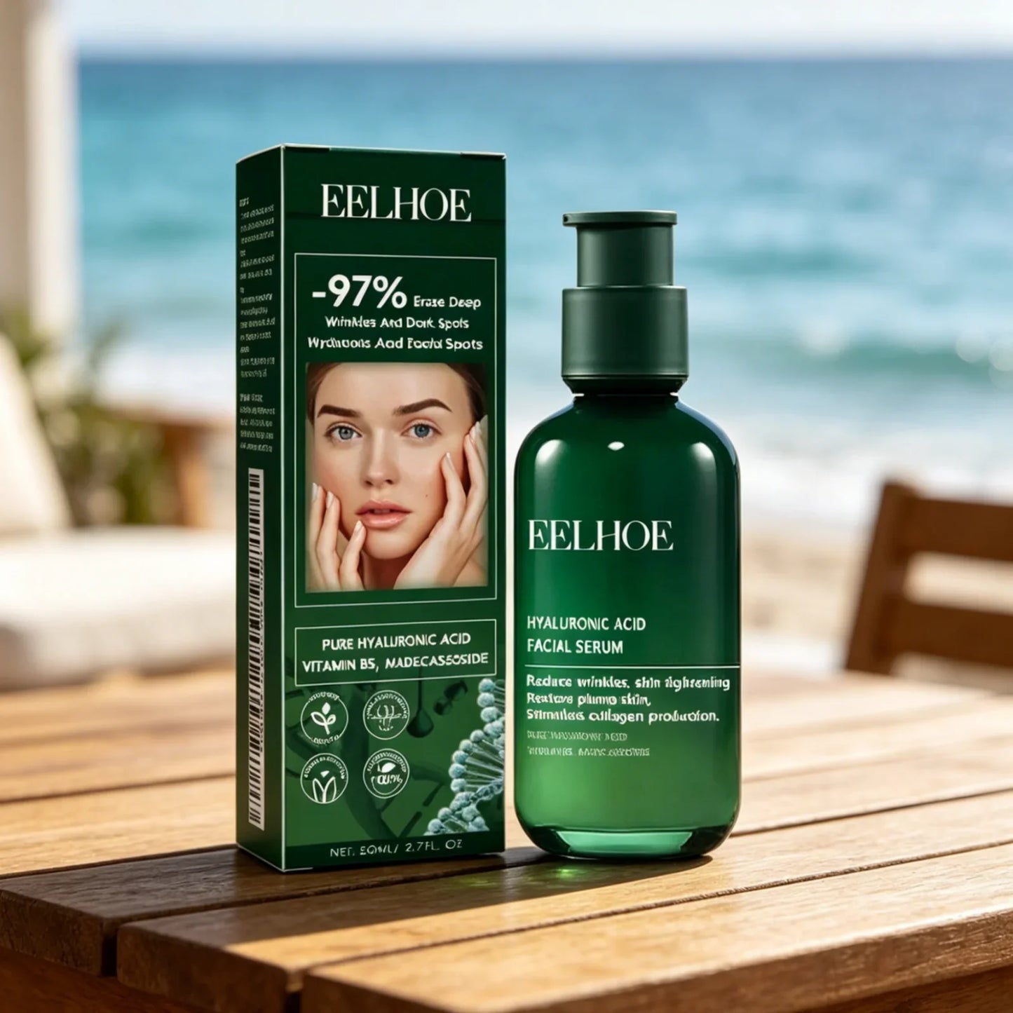 EELHOE Hyaluronic Acid Anti-Aging Face Serum 80ml – Firm & Hydrate