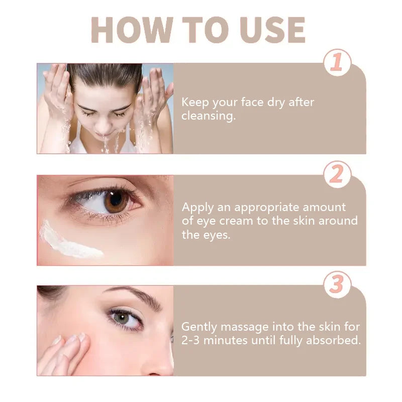 Hydrolyzed Collagen & Snail Essence Eye Cream – Firming & Moisturizing Eye Cream Peaceful Pleasures Health and Wellness