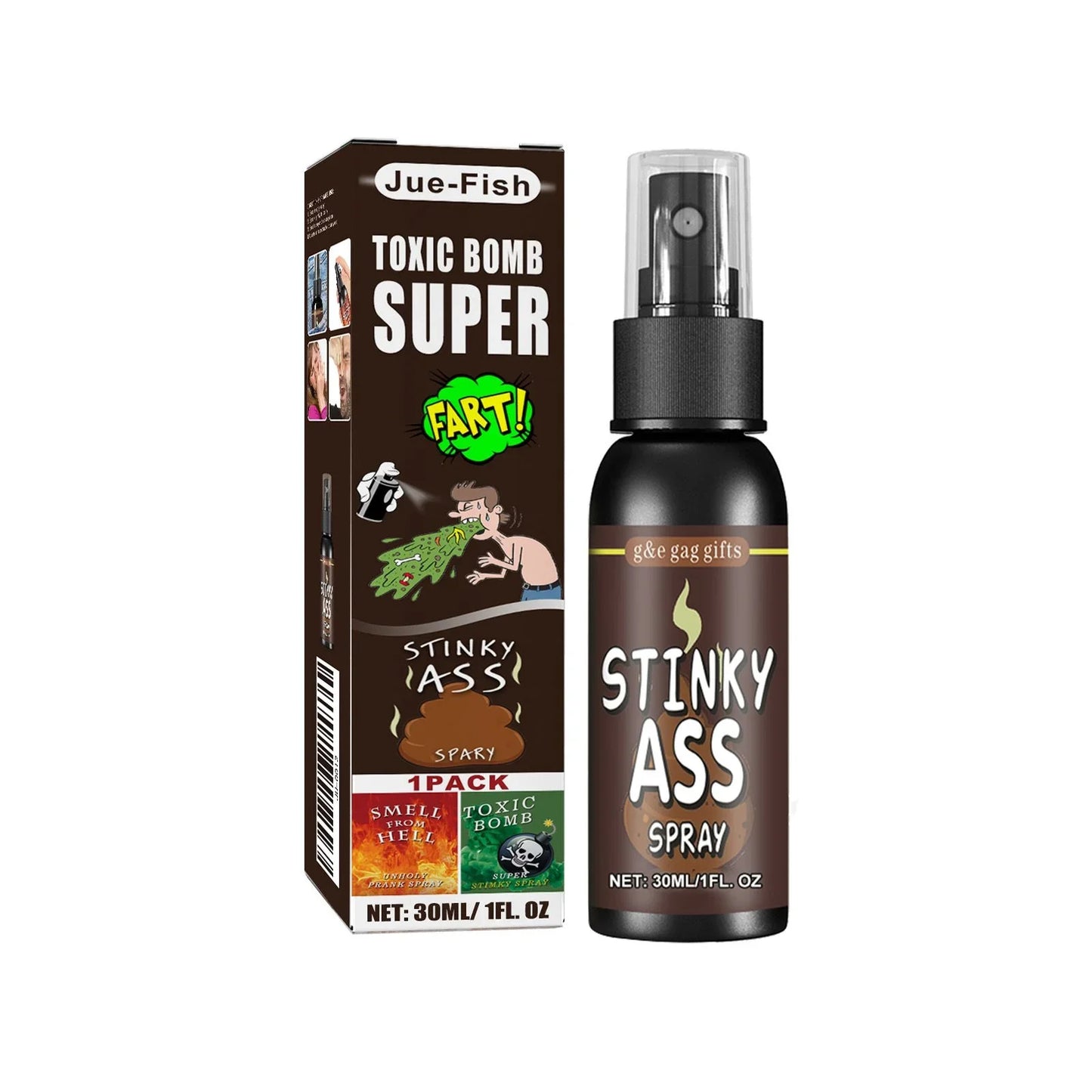 Fart Spray Prank 30ml – Non-Toxic Stink Bomb Gag Gift