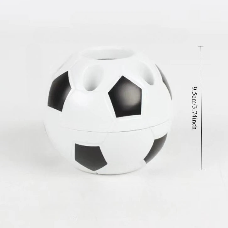 Soccer Ball Pen Pencil & Toothbrush Holder | Desk Organizer