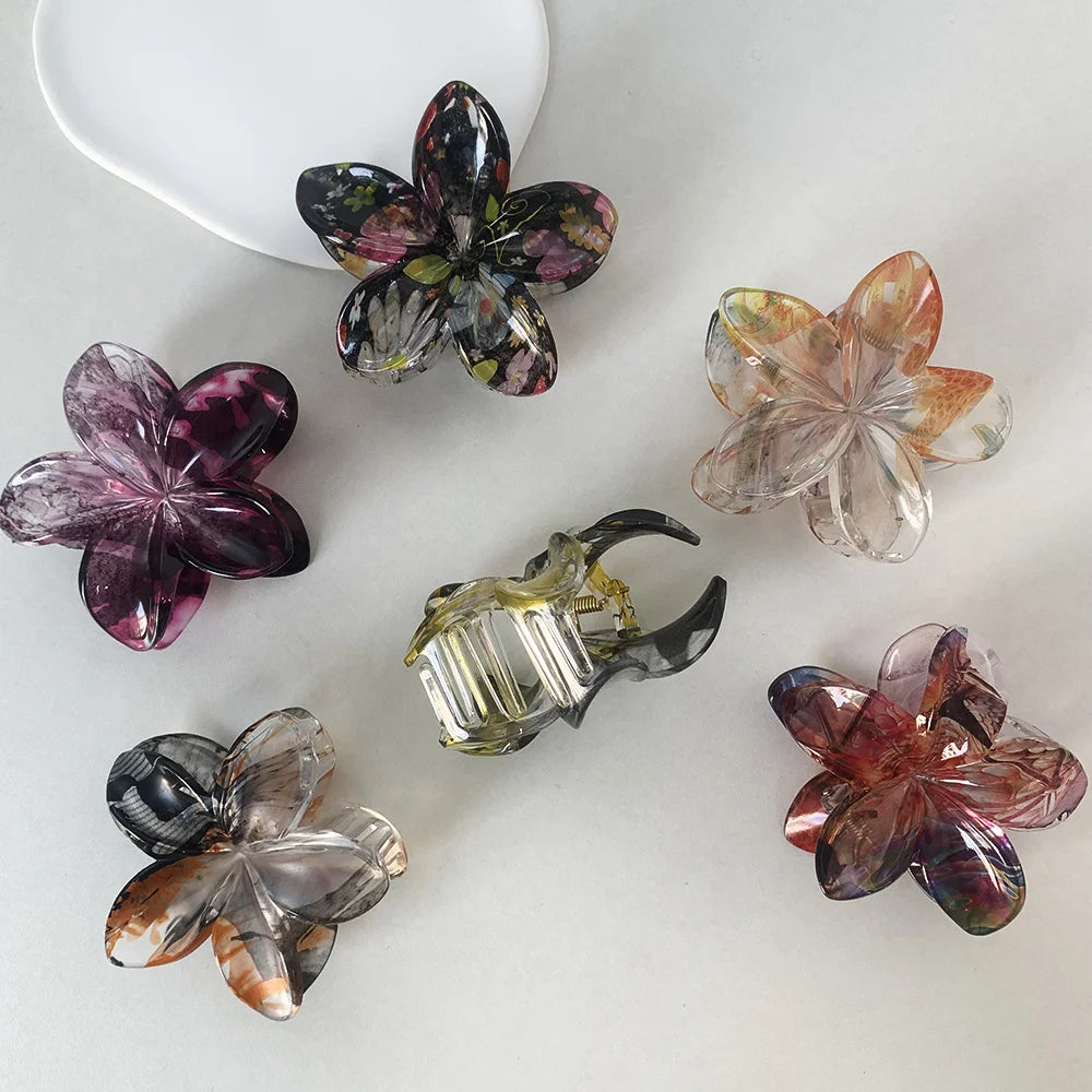 Gold Wire Bauhinia Fantasy Hairpin – Photo Hair Accessory Peaceful Pleasures Health and Wellness