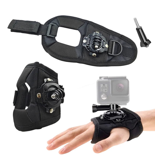 360° Wrist Strap Mount for GoPro Hero 13, DJI Osmo & More Camera Wrist Mount Oasis Select