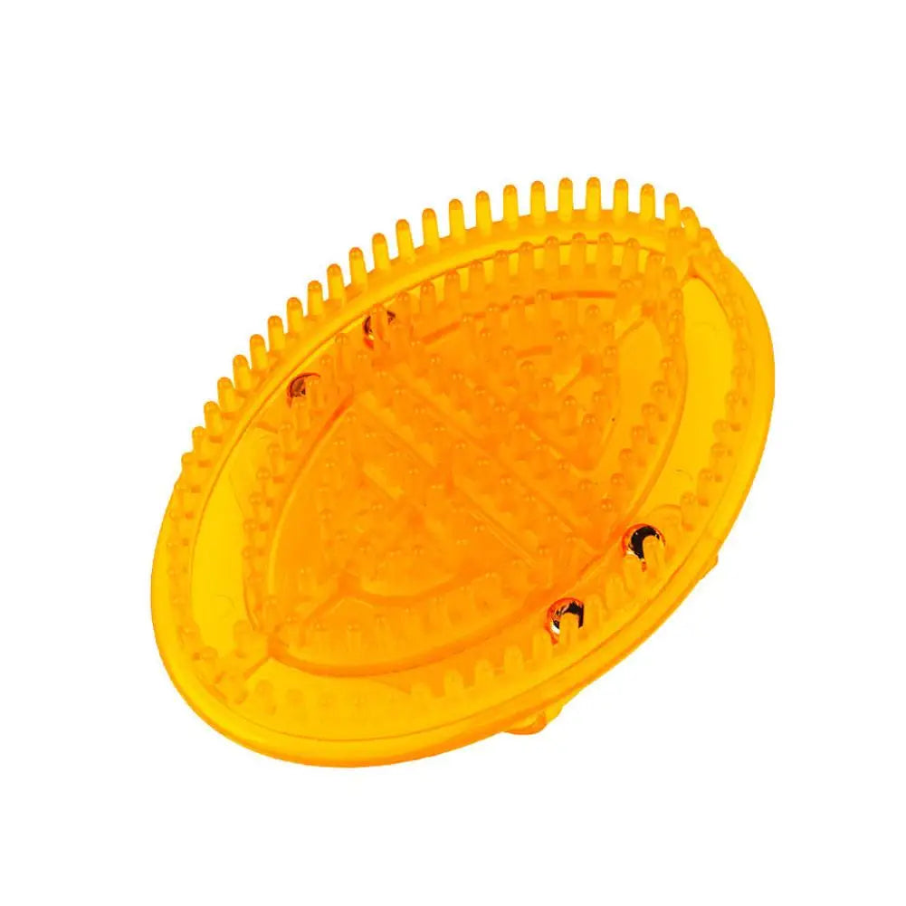 Handheld Silicone Meridian Massage Brush – Body & Leg Scraping