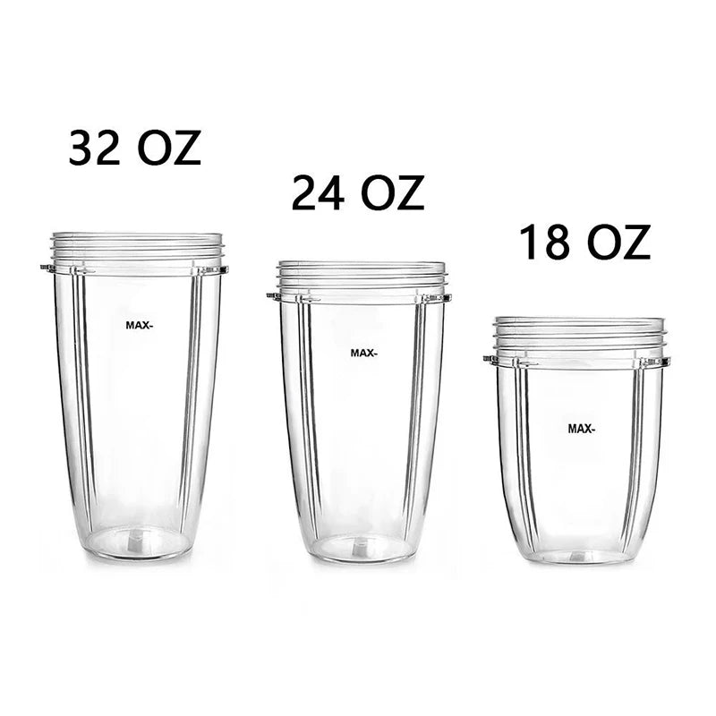 NutriBullet Replacement Blender Cup 18/24/32oz – BPA Free