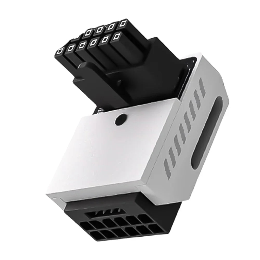 600W PCIe 5.0 16-Pin 90° Right Angle GPU Power Adapter 12VHPWR