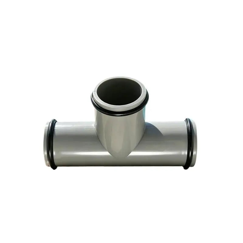 1.25" Pool Hose Tee Adapter PVC T-Joint with Rubber O-Rings