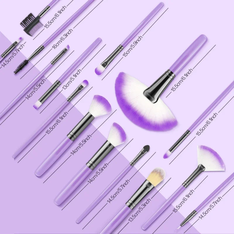 RUNTOIN 32-Piece Professional Makeup Brush Set – Face & Eye