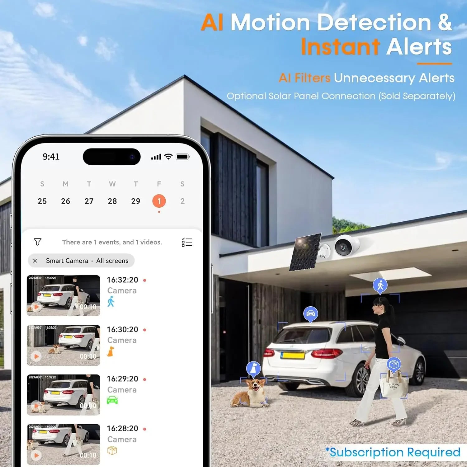 Wireless Outdoor Security Cameras 2-Pack: Magnetic Mount, 2K HD, AI Motion Detection, Long Battery Life Peaceful Pleasures Health and Wellness