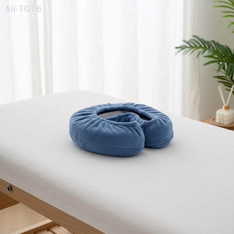 U-Shaped Microfiber Face Cradle Cover | Massage Headrest Pillow