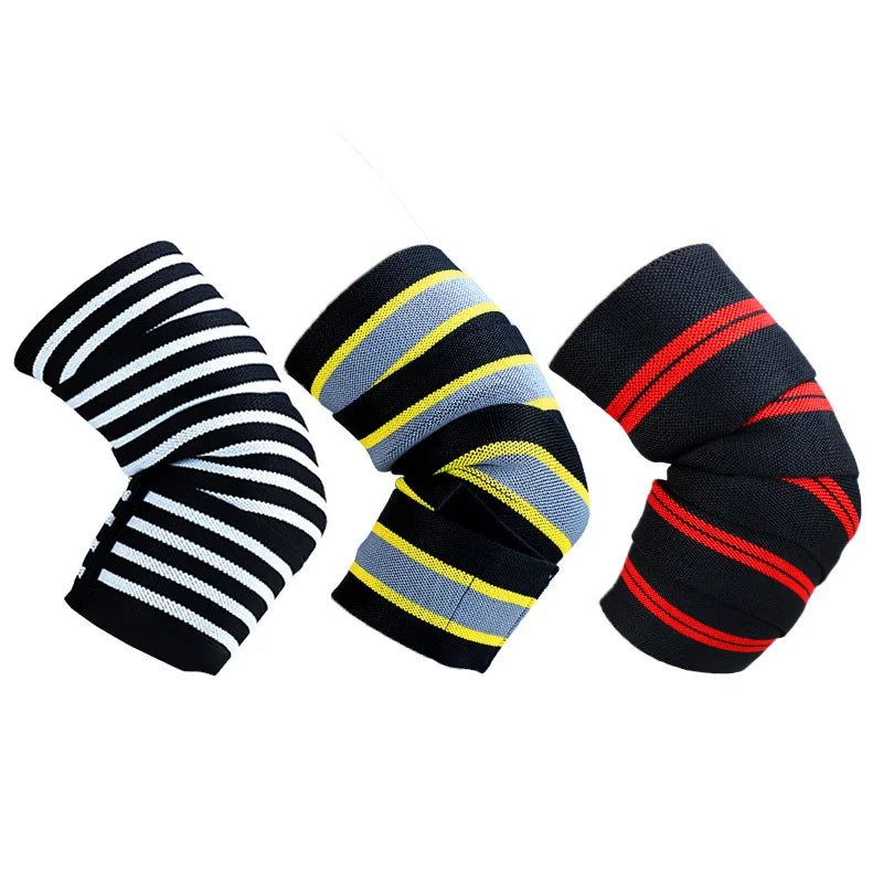 Knee Compression Wraps for Weight Lifting & Squat Training