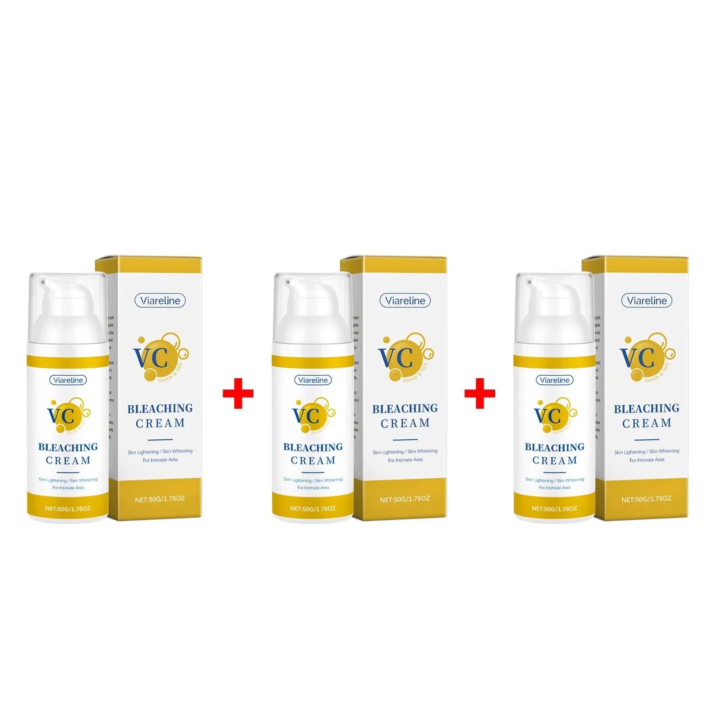 Viareline Vitamin C Brightening Body Cream – Glow & Moisturise
