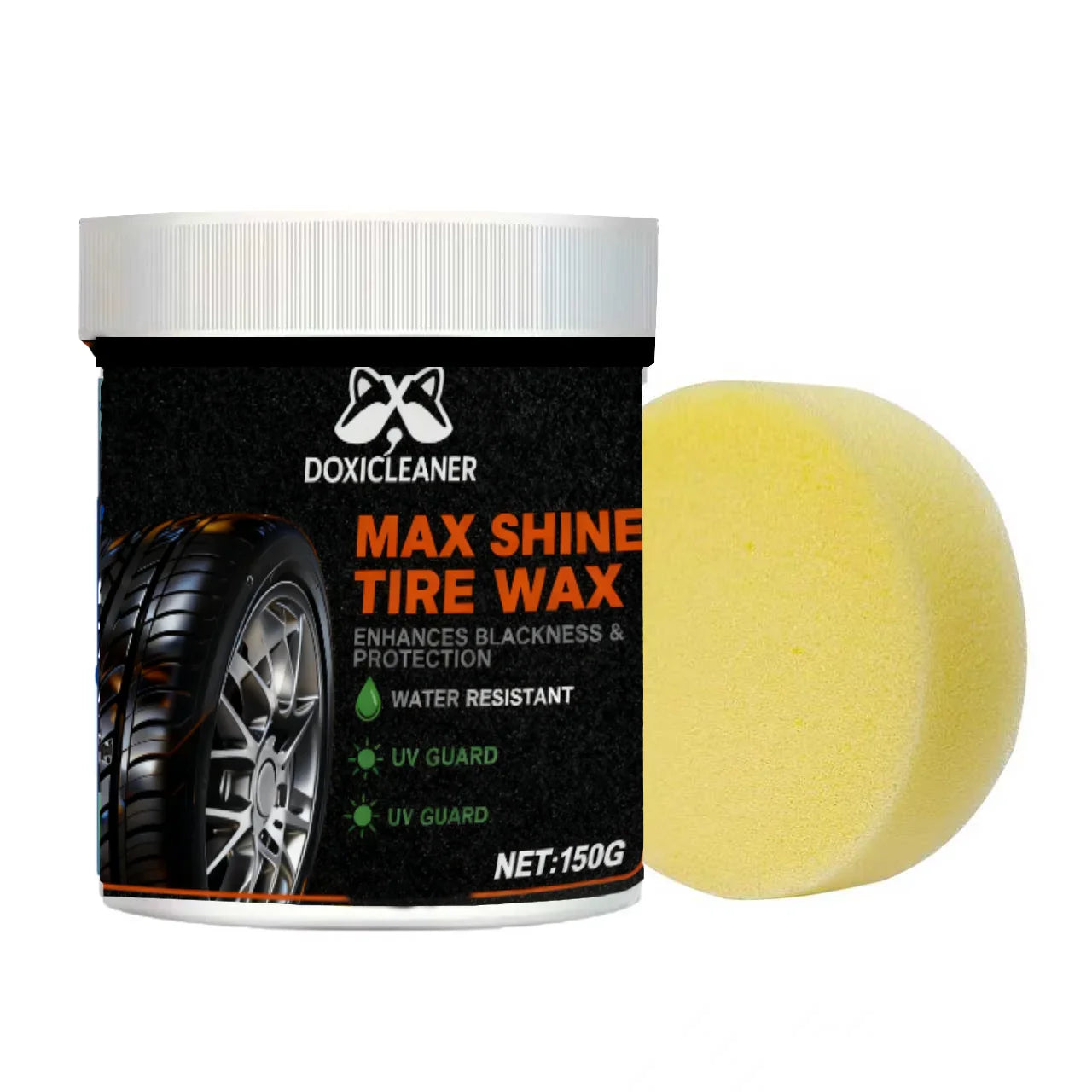 Tire Polish Black Enamel Paste – Quick-Dry Shine Restorer