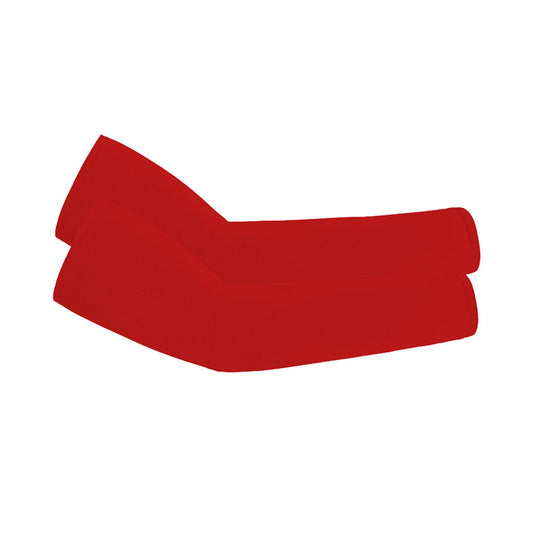 1 Pair Unisex Cooling Arm Sleeves Cover Sports Running UV Sun Protection Outdoor Men Fishing Cycling Quick Dry Arm Warmer Peaceful Pleasures Health and Wellness Red One Size