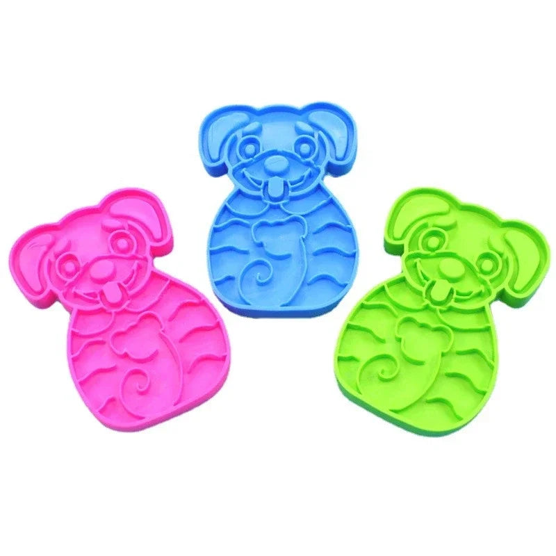 Silicone Pet Grooming Brush – Dog & Cat Massage Bath Comb