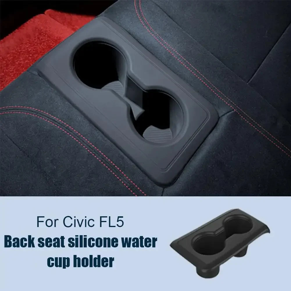 Honda Civic FL5 Type R Silicone Rear Cup Holder Mat Anti-Slip