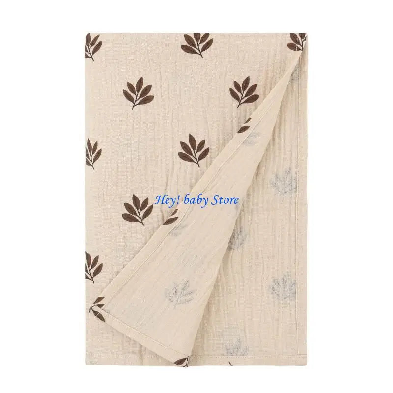 Muslin Swaddle Blanket Newborn | Soft Cotton Bamboo 33"