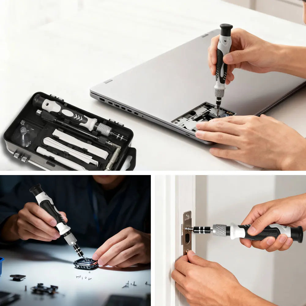 NEW 115 in 1 Magnetic Precision Screwdriver Set - Complete Repair Hand Tool Kit for Computer Laptop Phone and Electronic Devices Peaceful Pleasures Health and Wellness
