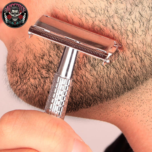 Old Style Mens Manual Shavers Set Adjustable Safety Razor Reusable Classic Hair Removal Shaver Home Men Tools Supplies Peaceful Pleasures Health and Wellness