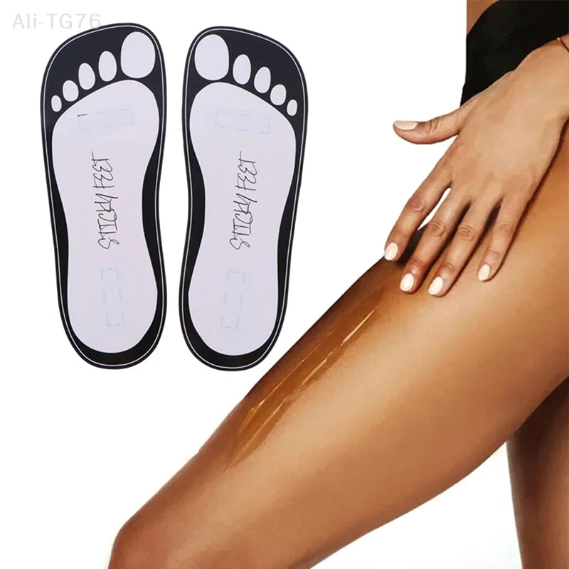 20 Pcs Disposable Spray Tan Foot Pads – Sticky Feet Protectors