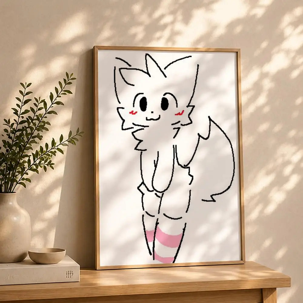 Meme B-Boykissers Poster HD Self Adhesive Waterproof Wall Art Ideal for Home Office Dorm Bedroom Great Gift Peaceful Pleasures Health and Wellness White2 15X20cmNoframe