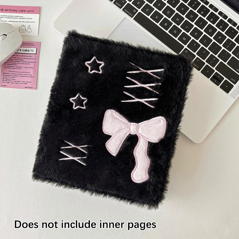 A6 Ballet Plush Bowknot Photocard Binder Album | Kpop Collect Book