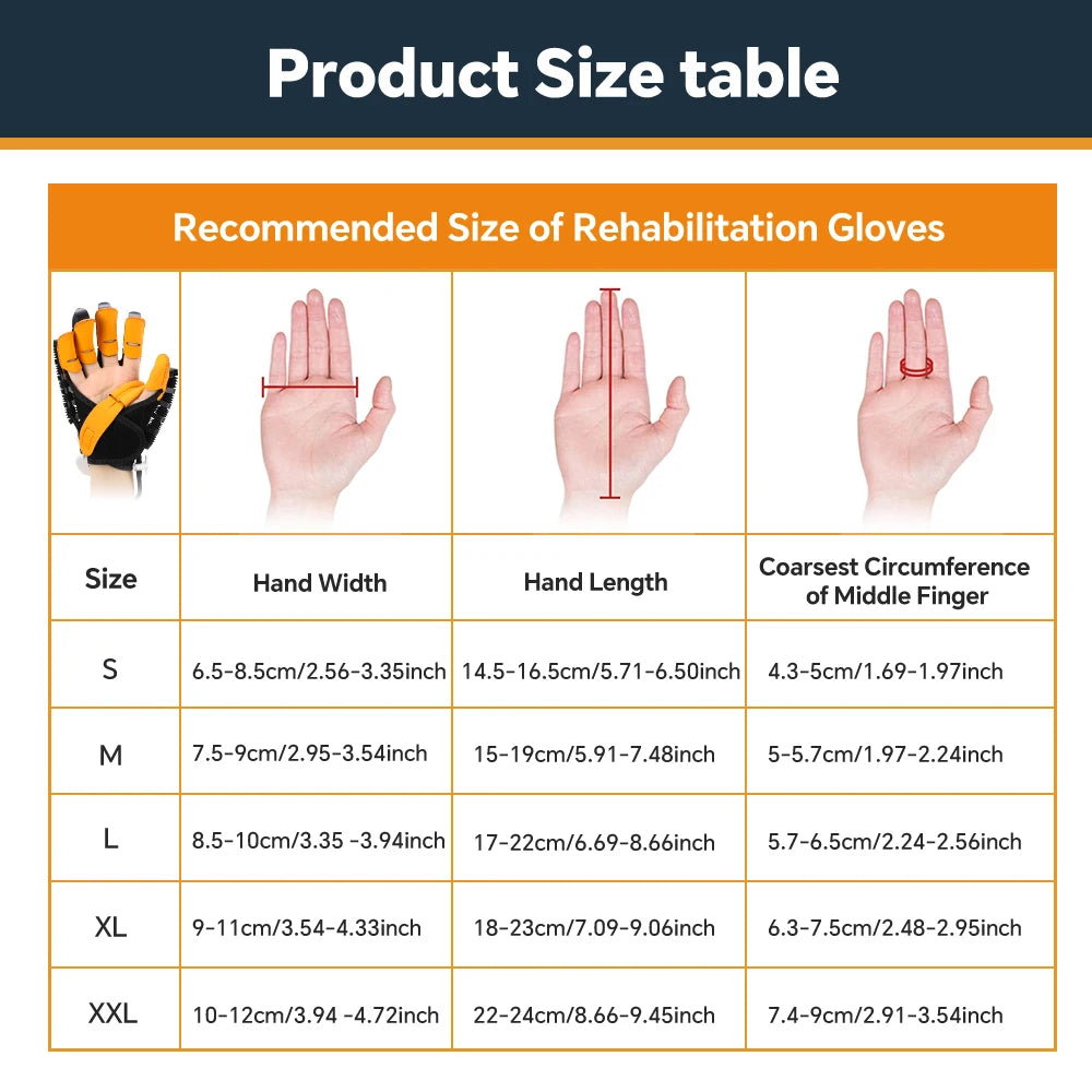 Rehabilitation Robot Glove Rechargeable Hand Therapy Glove for Stroke Recovery Finger Exerciser Device for Hemiplegia Home Use Peaceful Pleasures Health and Wellness