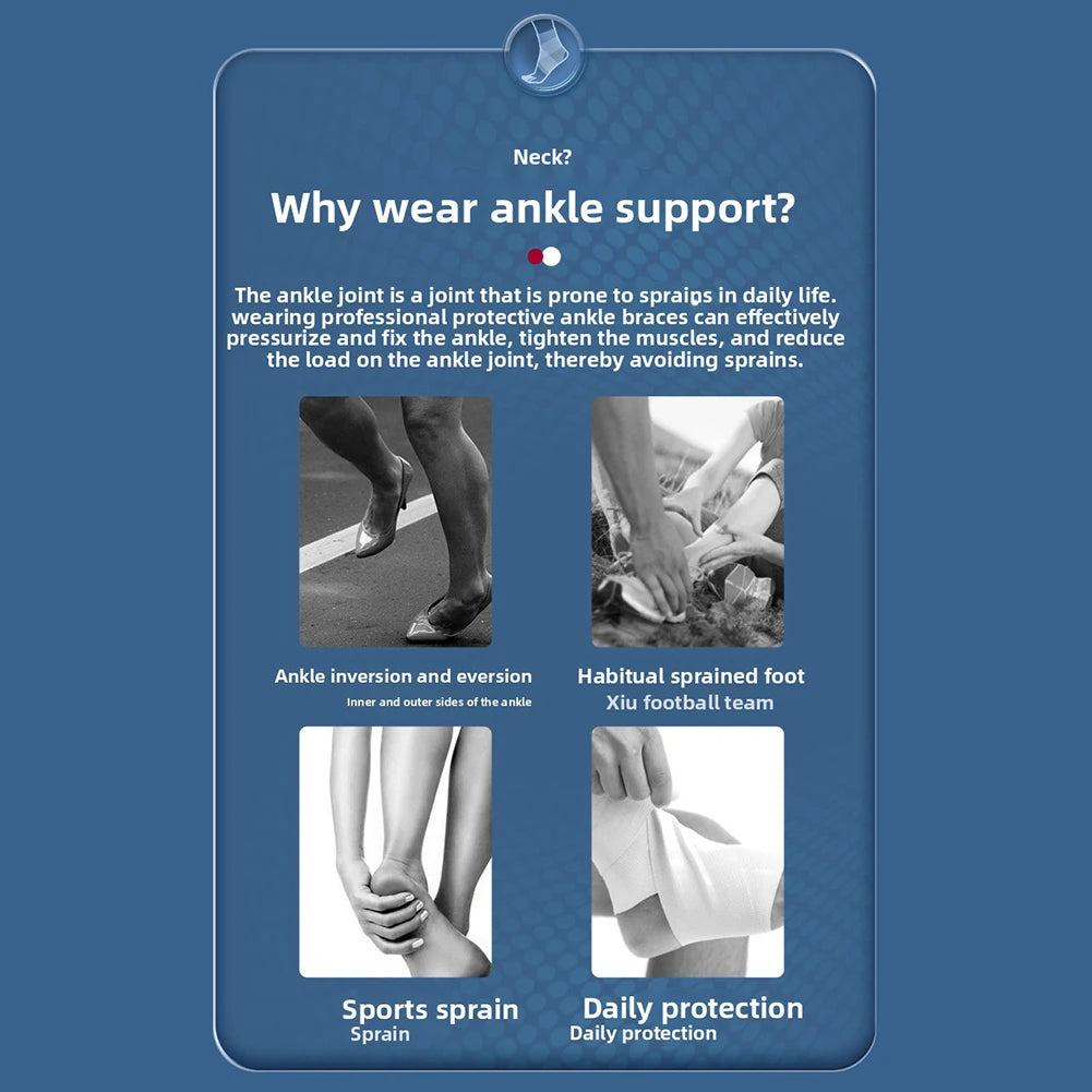 Elastic Ankle Brace with Adjustable Wraps | Gym & Hiking Ankle Brace Support Peaceful Pleasures Health and Wellness