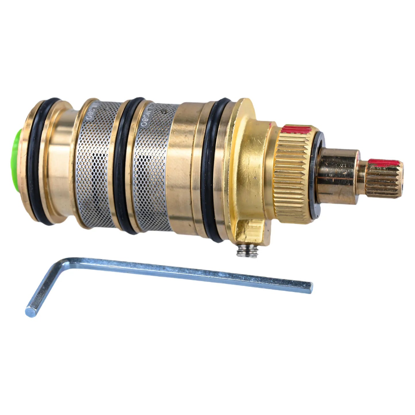 Solid Brass Thermostatic Mixing Valve | Safety Override Knob