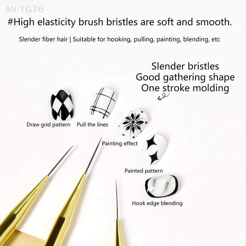 Ultra Fine Nail Art Liner Brush – Gel Polish Painting Tool