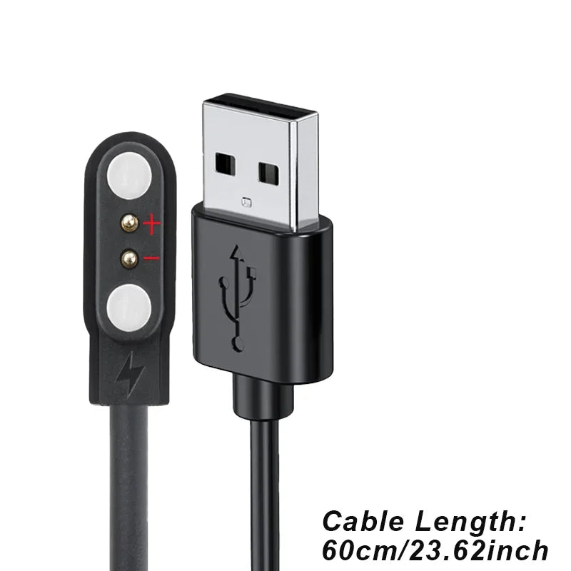 Charger Adapter USB Charging Cable For Mibro GS/GS Pro / A2 / T2 / T1/C3/C2/Lite 2 Smart Watch Power Charge Accessories Peaceful Pleasures Health and Wellness