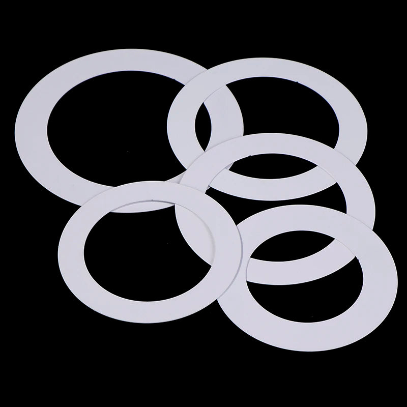 LED Spotlight Downlight O Rings White Lampshade Ring Adapter Concealed Spacers Shims Washer Light Stand Extension Gasket Peaceful Pleasures Health and Wellness
