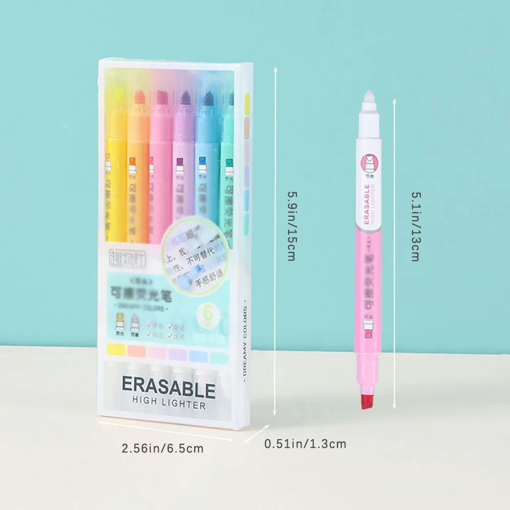 Erasable Highlighter Pen Creative Graffiti Hand Account Student