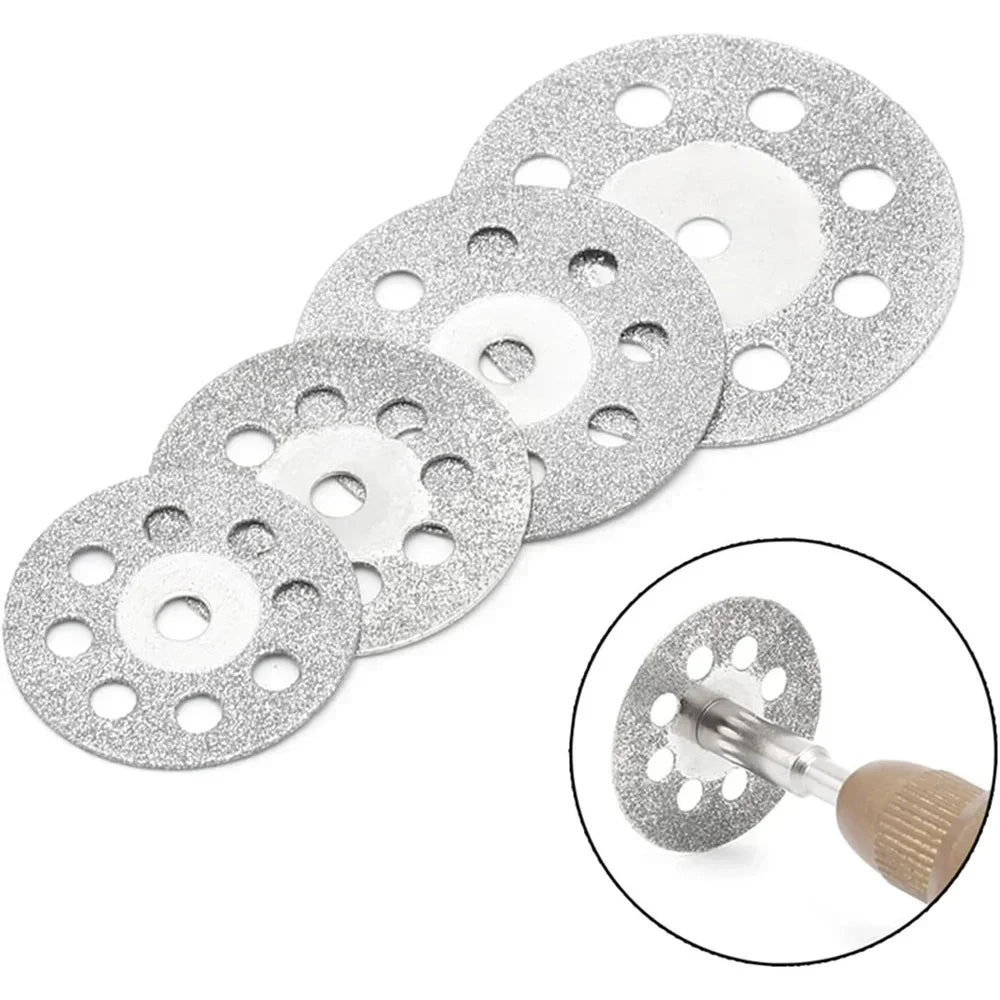 1/2 Set (Each Set Contains 12 Pieces) of Electric Grinding Accessories, Grinding Wheel Cores for Metal Cutting Rotary Tools, Electric Grinder Parts Peaceful Pleasures Health and Wellness