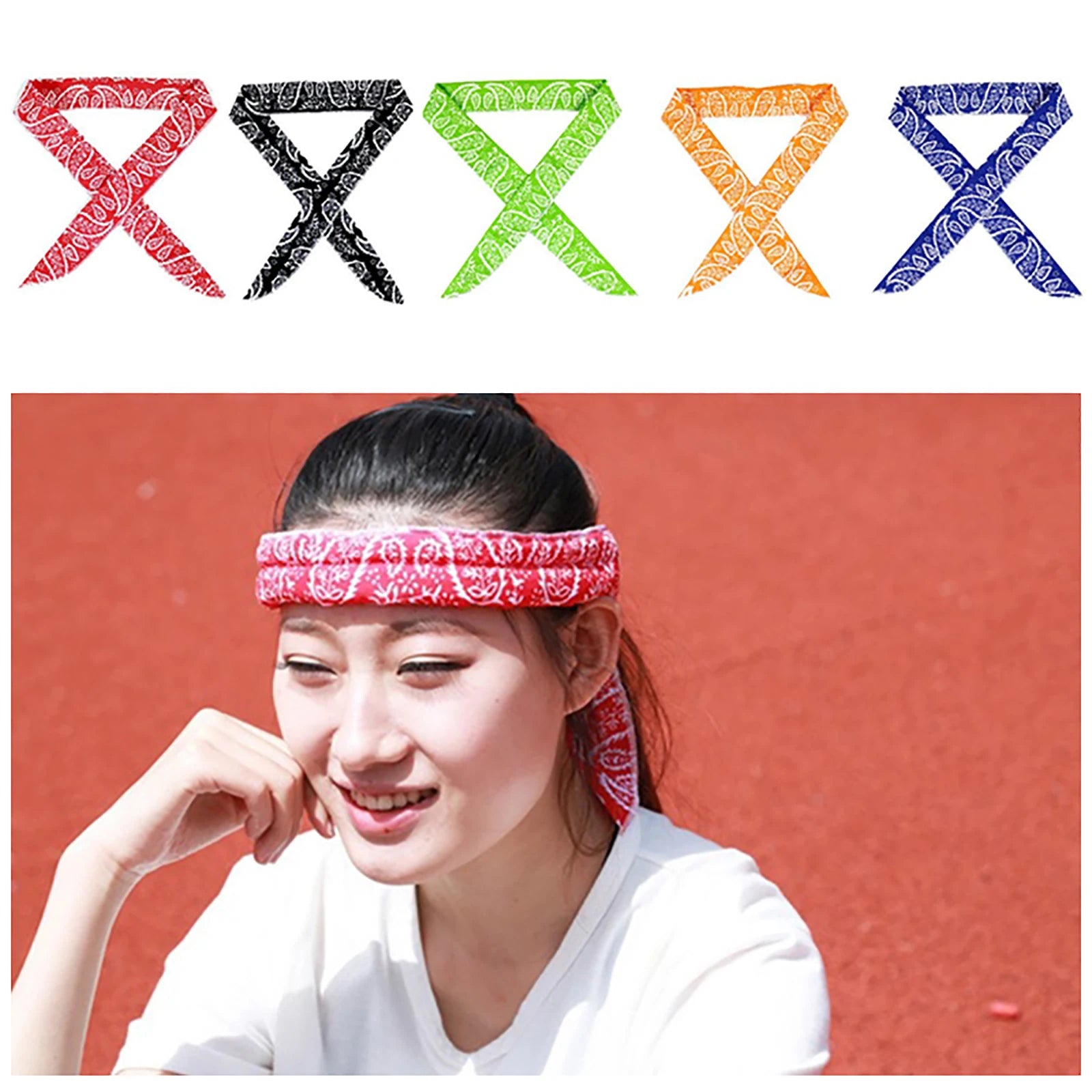 Ice Cooling Neck Scarf & Wristband Set – 5 Pack Peaceful Pleasures Health and Wellness