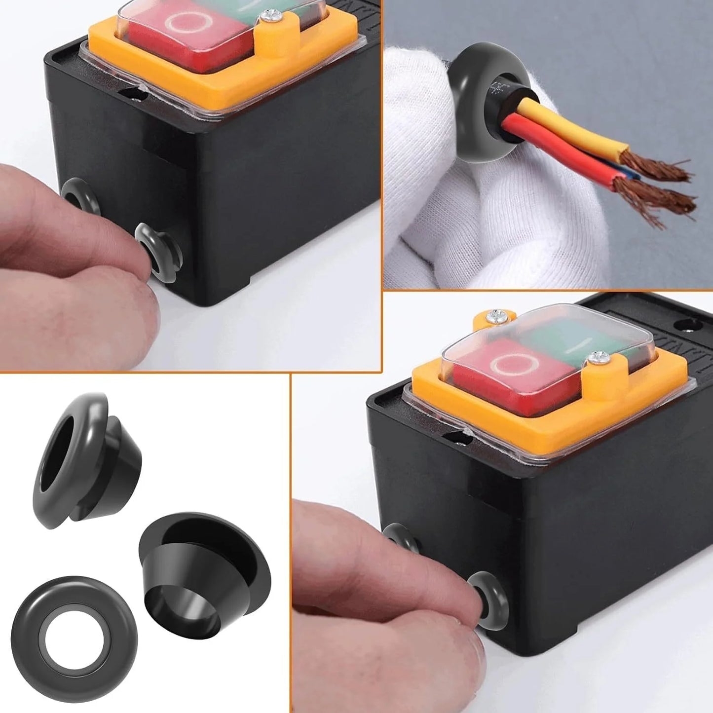 Rubber Grommet Cable Wire Hole Grommets Automotive Wiring Electrical