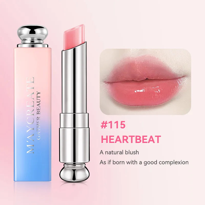 New Gradient Lipstick Moisturizing And Moisturizing Color Changing Long-Lasting Waterproof Lipstick Cosmetics for Woman in winte Peaceful Pleasures Health and Wellness Gradual Pink