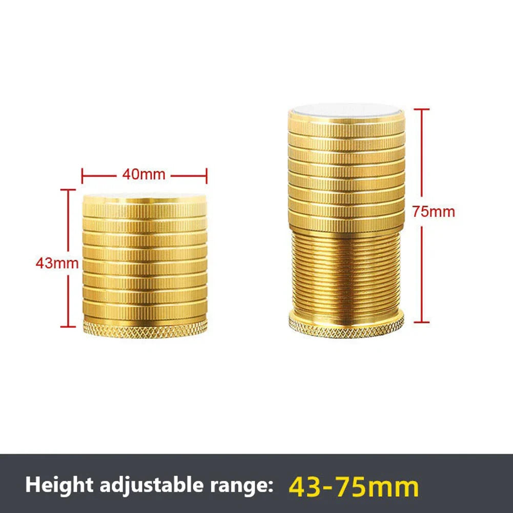 Adjustable Furniture Leg Risers | Aluminum Bed & Table Height Booster
