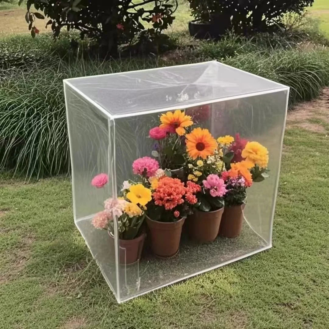 Portable Mini Greenhouse with PVC Cover & Bracket | Indoor/Outdoor