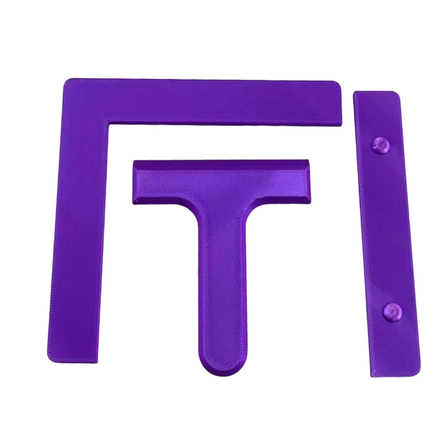 3-Piece Set Dot Drill Alignment Art Tool Diamond Art Straightening Tool Fits Square Kits for Adults Keeps Drills Aligned Peaceful Pleasures Health and Wellness Violet Purple