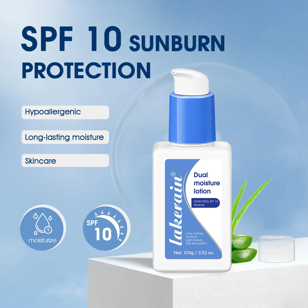 Milk Toner & Moisturizing Lotion Set Long Lasting Hydrating Oil Control Soothing Skin SPF10 Sunscreen Suitable For All Skin Type Peaceful Pleasures Health and Wellness
