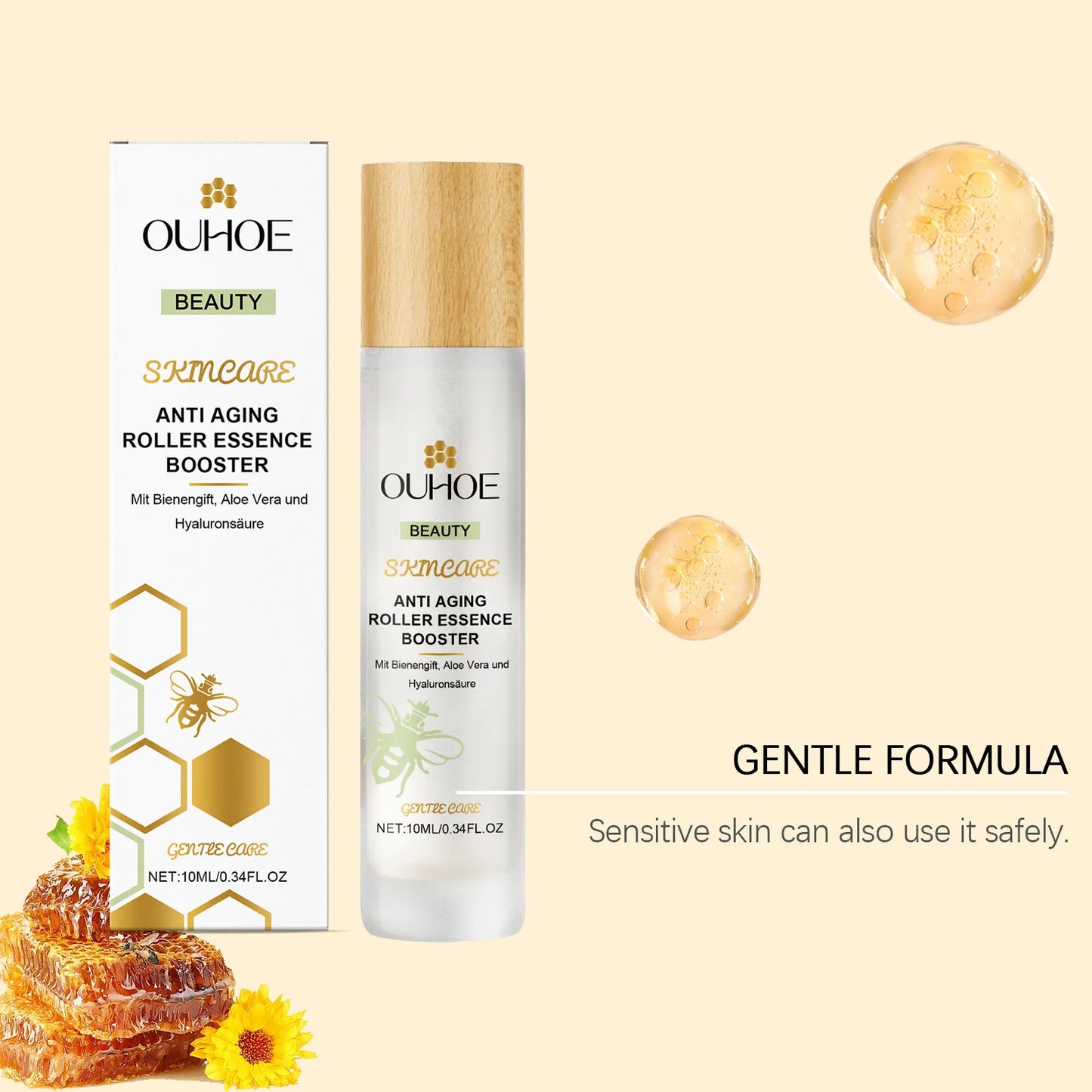Night Face Serum – Moisturizing, Smoothing & Aloe Vera 10ml