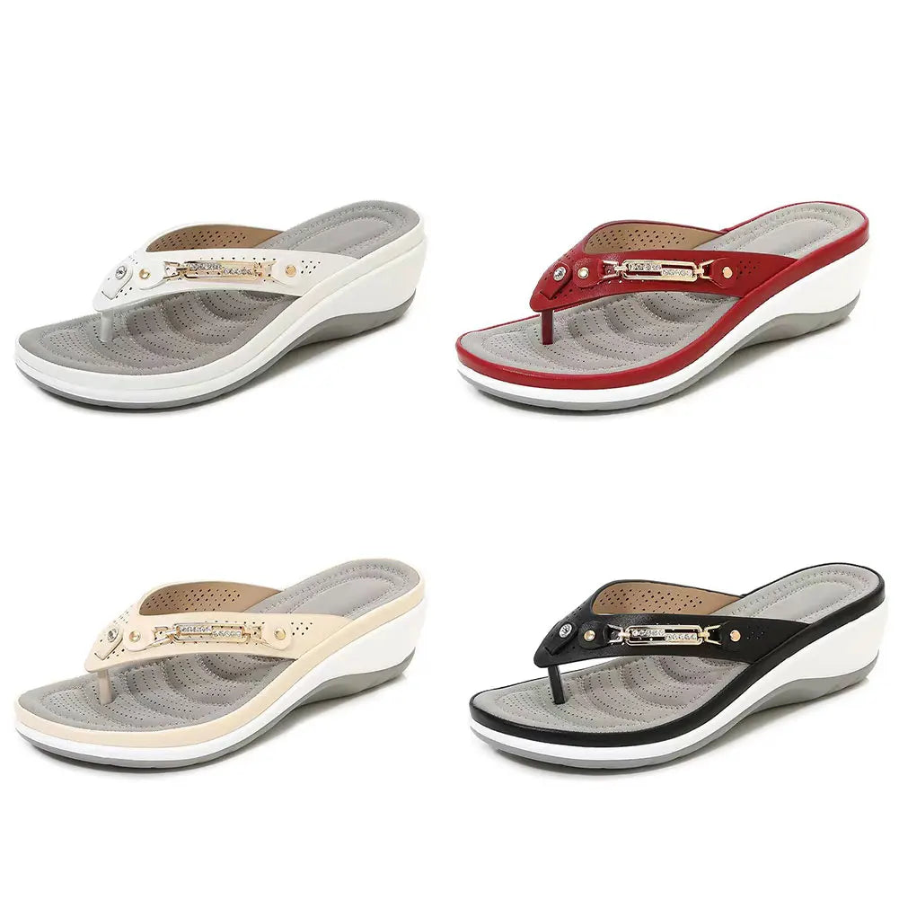 2024 Women's Slippers New Fashion Slides Non-Slip Shoes Beach Sandals Women Outside Leisure Flip Flops Wear Open Toe Peaceful Pleasures Health and Wellness