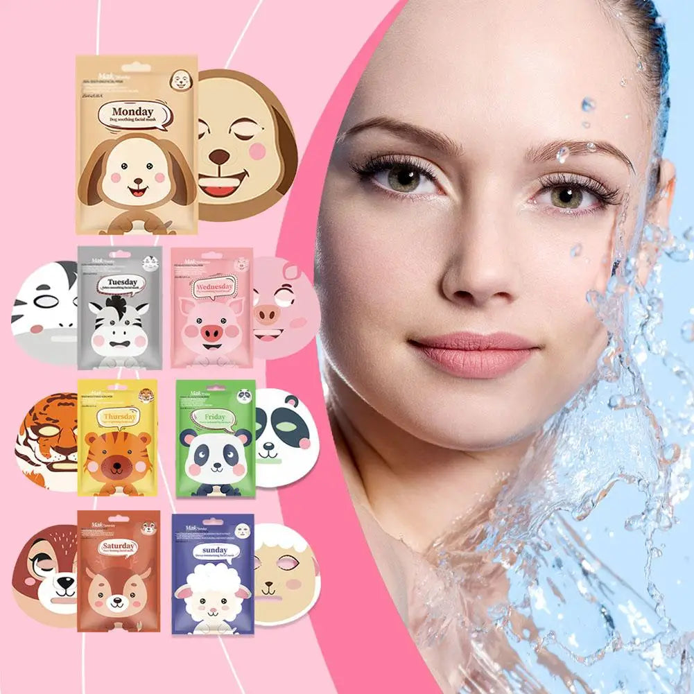 Animal Print Sheet Mask – Collagen & Hyaluronic Acid Hydration